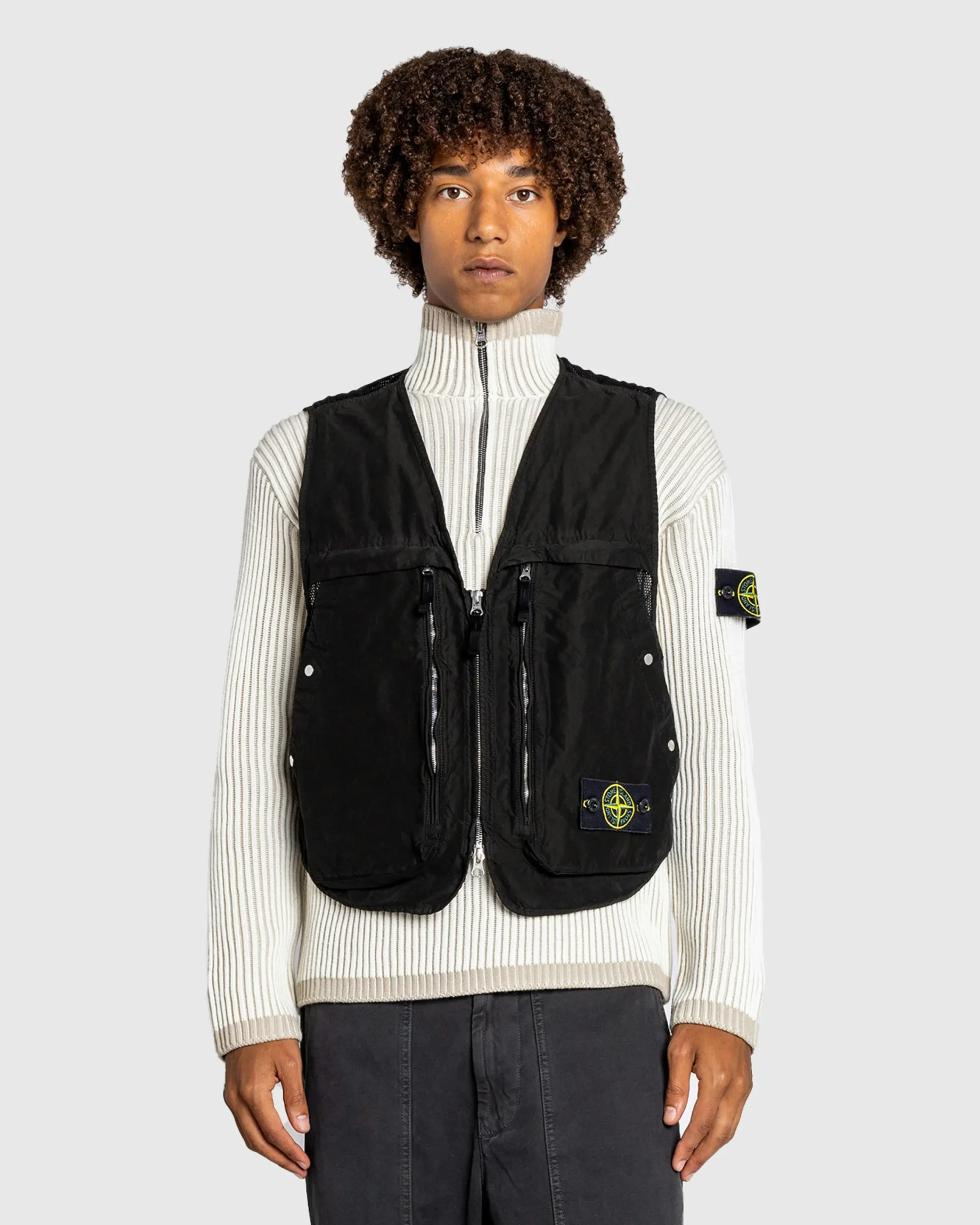 Stone Island David Light-TC Vest- Outerwear
