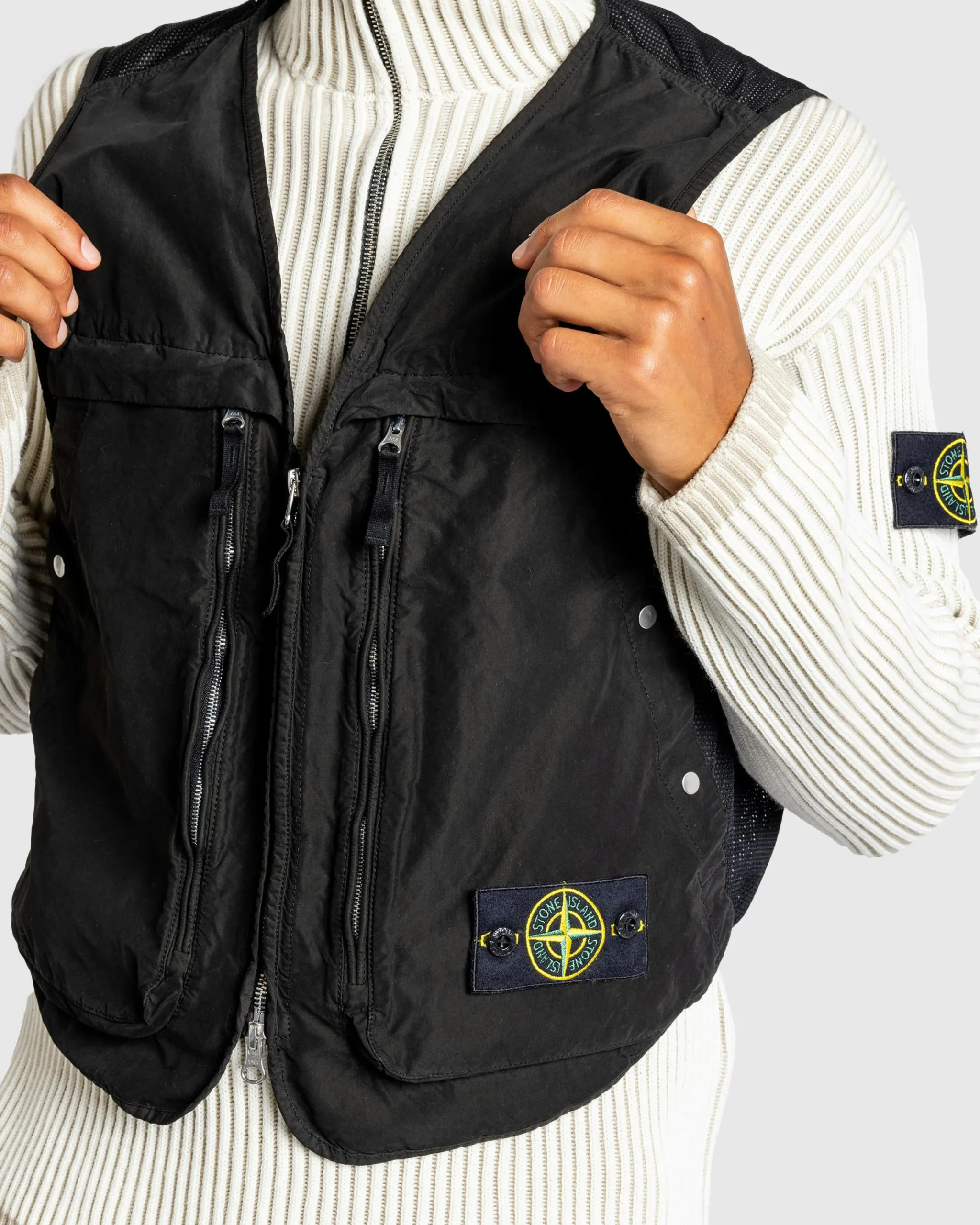 Stone Island David Light-TC Vest- Outerwear