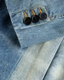 Diesel Denim Coat Medium- Outerwear