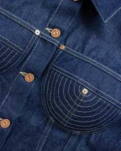 Jean Paul Gaultier Denim Jacket With Contrast Topstitching Madonna Inspired- Outerwear