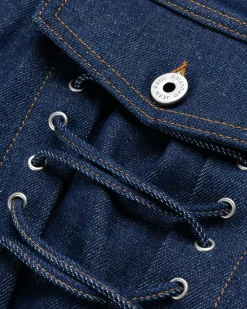 Jean Paul Gaultier Denim Jacket With Lace Detail- Outerwear