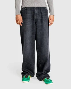 Jean Paul Gaultier Denim Pant Printed "Body Marinière" Vintage Black/White- Pants