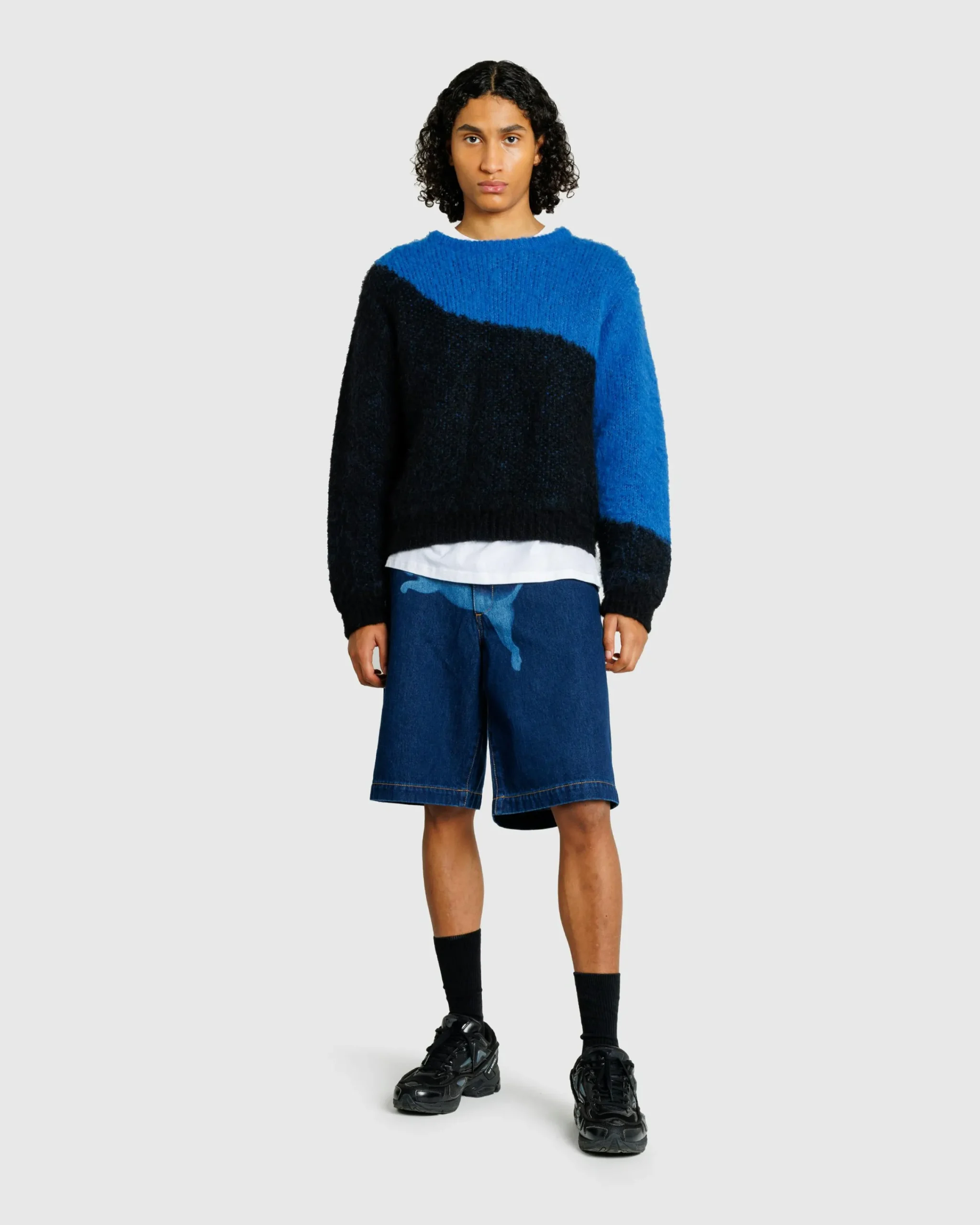 Puma Denim Short Dark Denim- Shorts