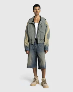 Acne Studios Denim Shorts Dark Blue- Shorts