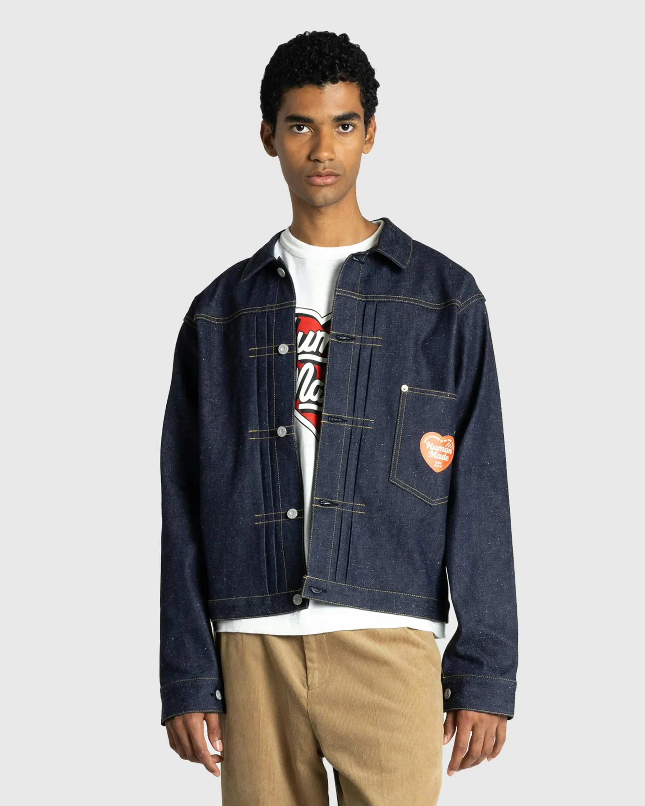 Human Made Denim Work Jacket Rigid- Outerwear