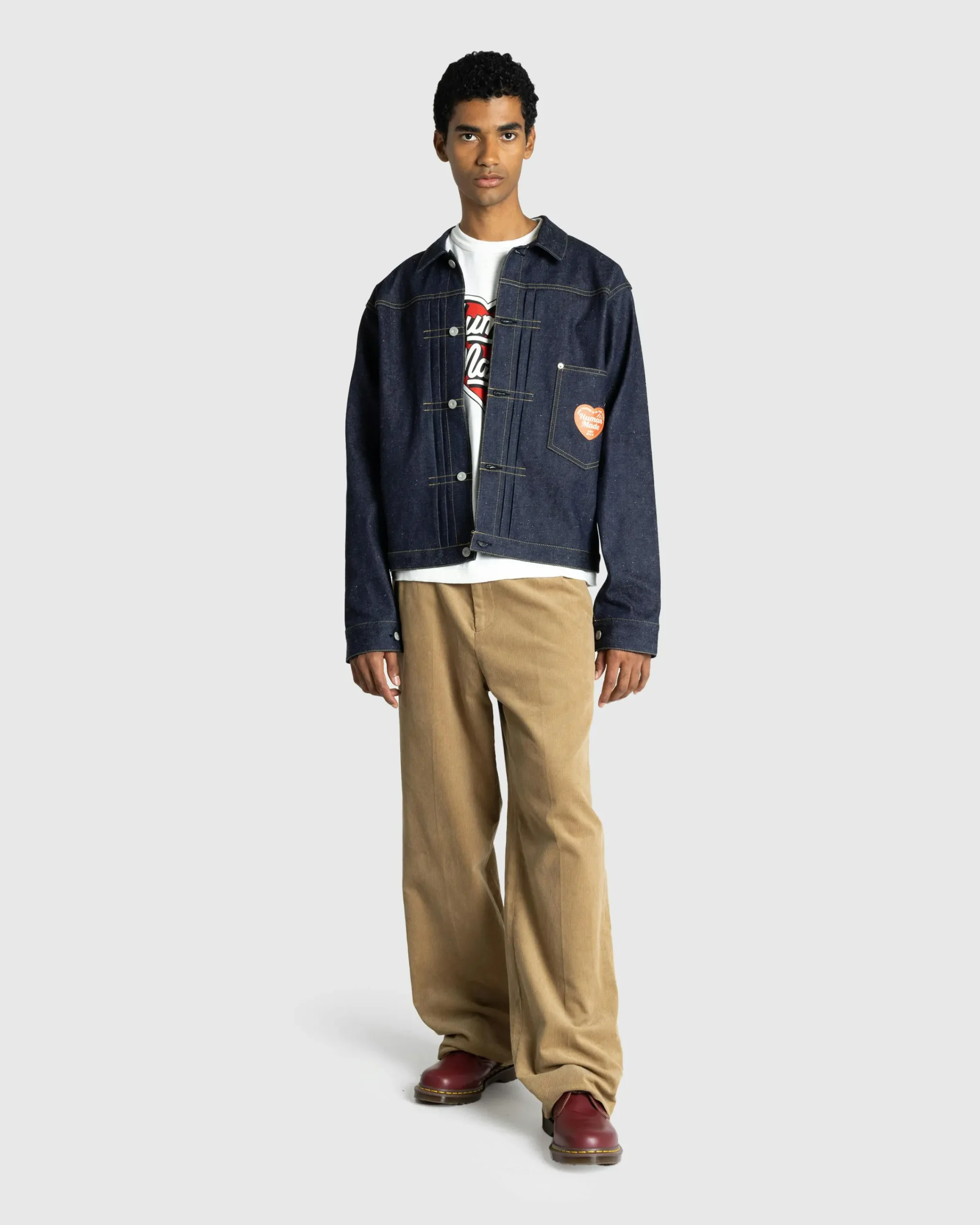 Human Made Denim Work Jacket Rigid- Outerwear