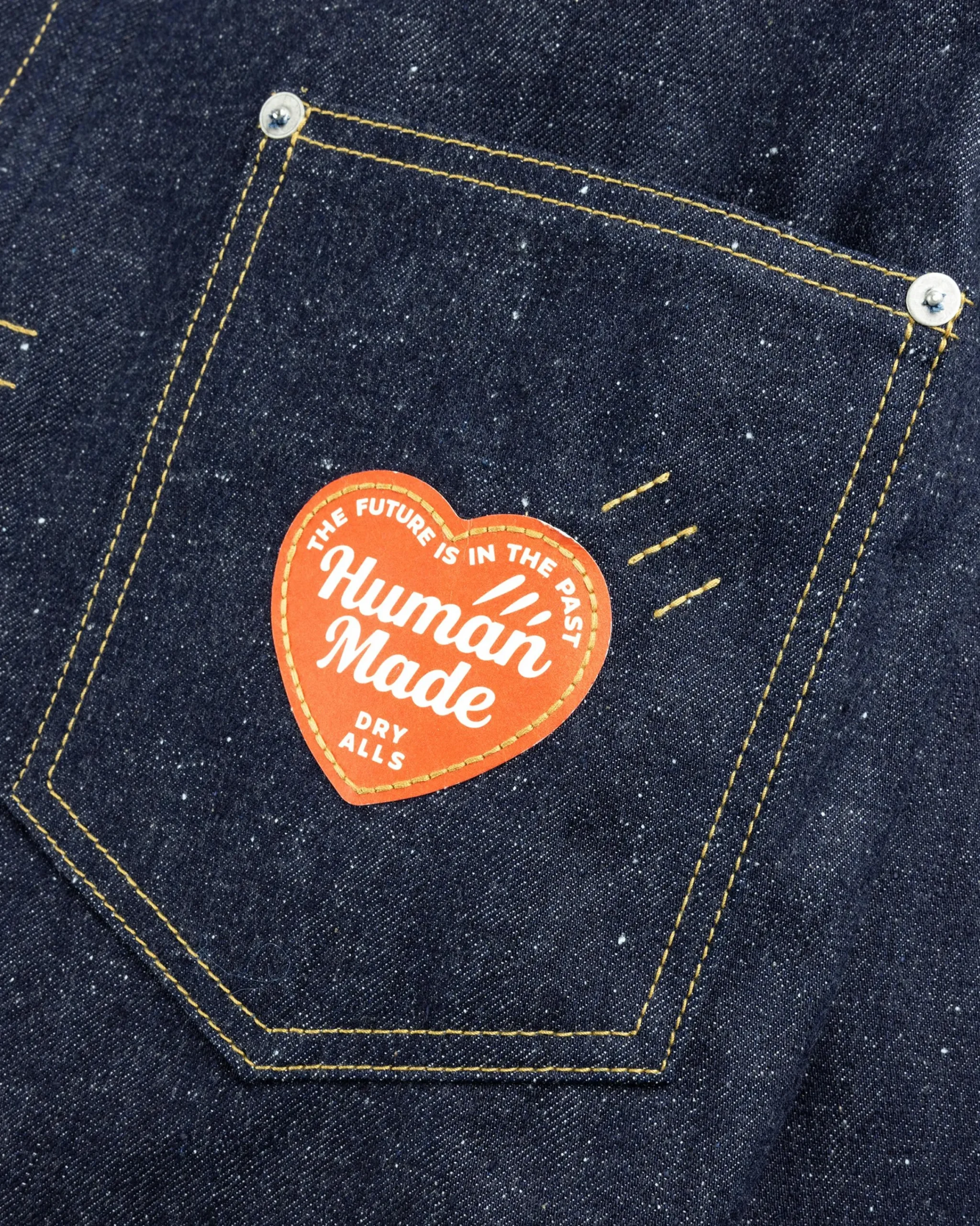 Human Made Denim Work Jacket Rigid- Outerwear