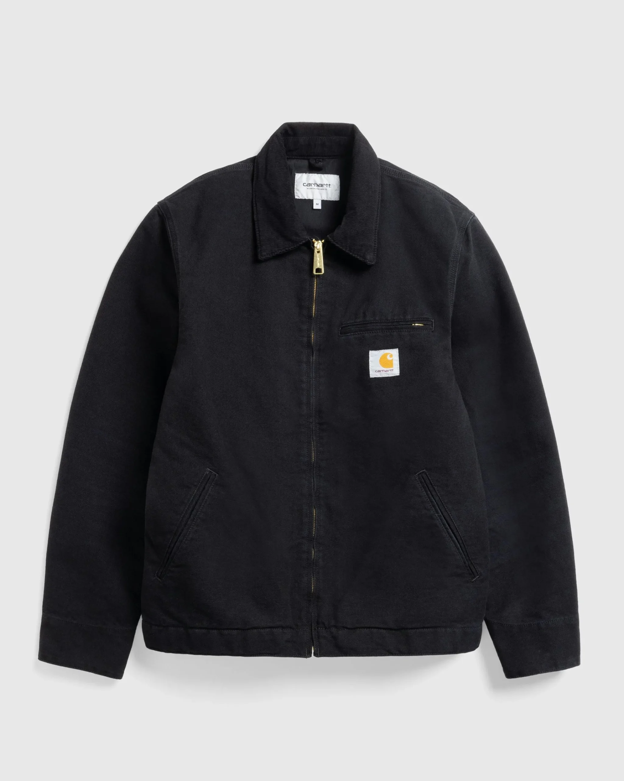 Carhartt WIP Detroit Jacket Black/Aged Canvas- Outerwear