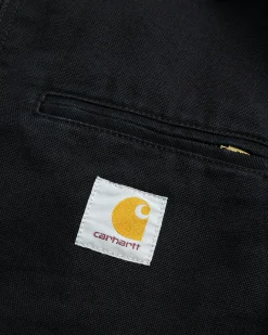 Carhartt WIP Detroit Jacket Black/Aged Canvas- Outerwear