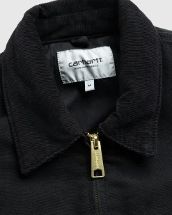 Carhartt WIP Detroit Jacket Black/Aged Canvas- Outerwear