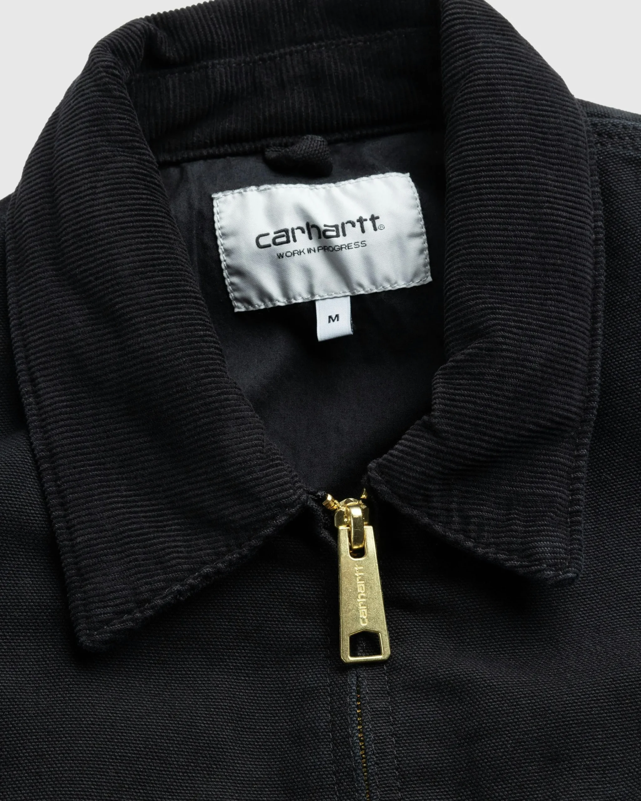 Carhartt WIP Detroit Jacket Black/Aged Canvas- Outerwear