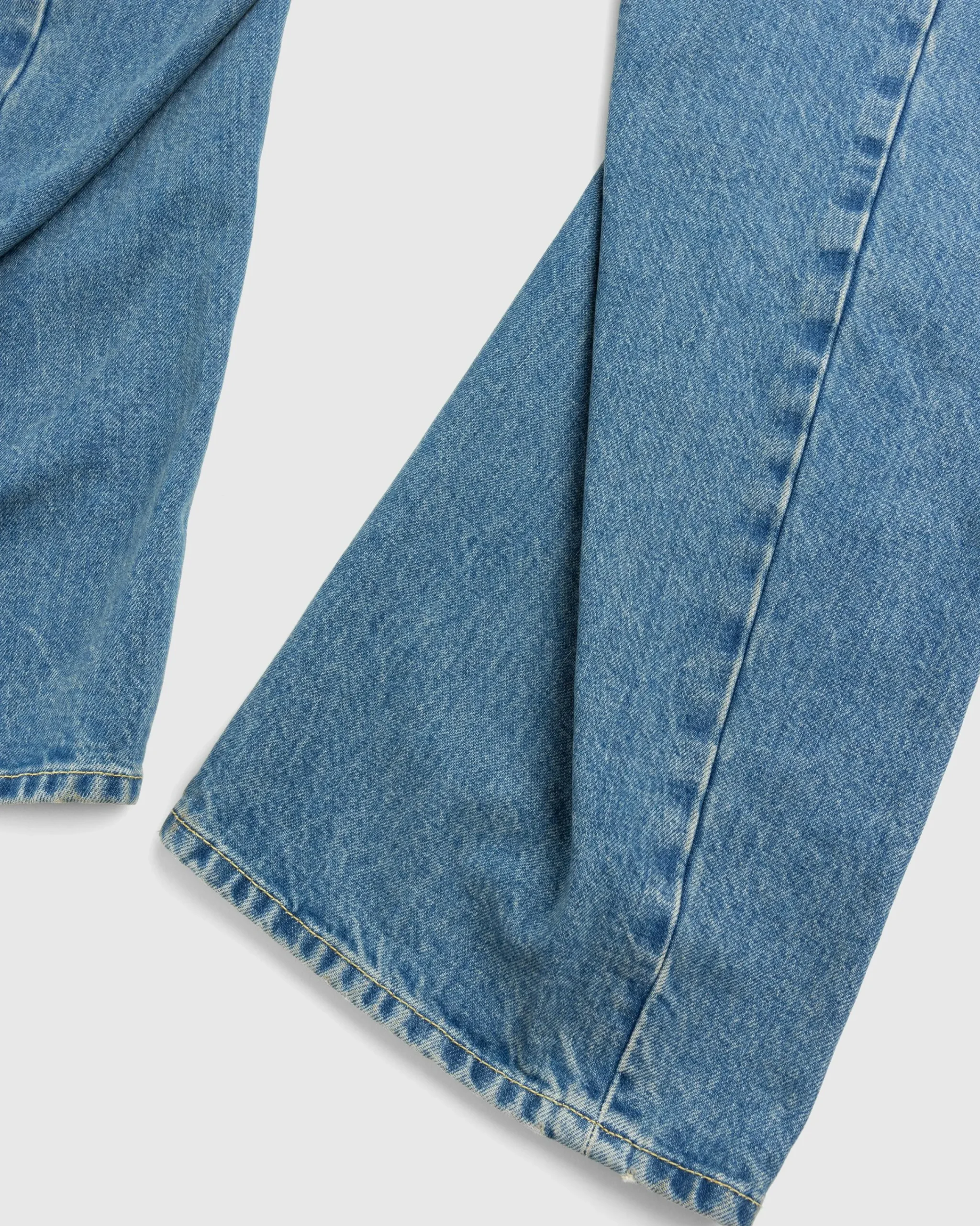 Maison Margiela Diagonal Seam Jeans Medium Blue- Pants