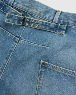 Maison Margiela Diagonal Seam Jeans Medium Blue- Pants