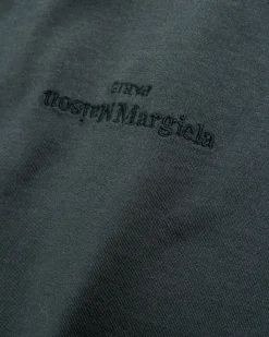 Maison Margiela Distorted Logo T-Shirt Washed Black- Tops