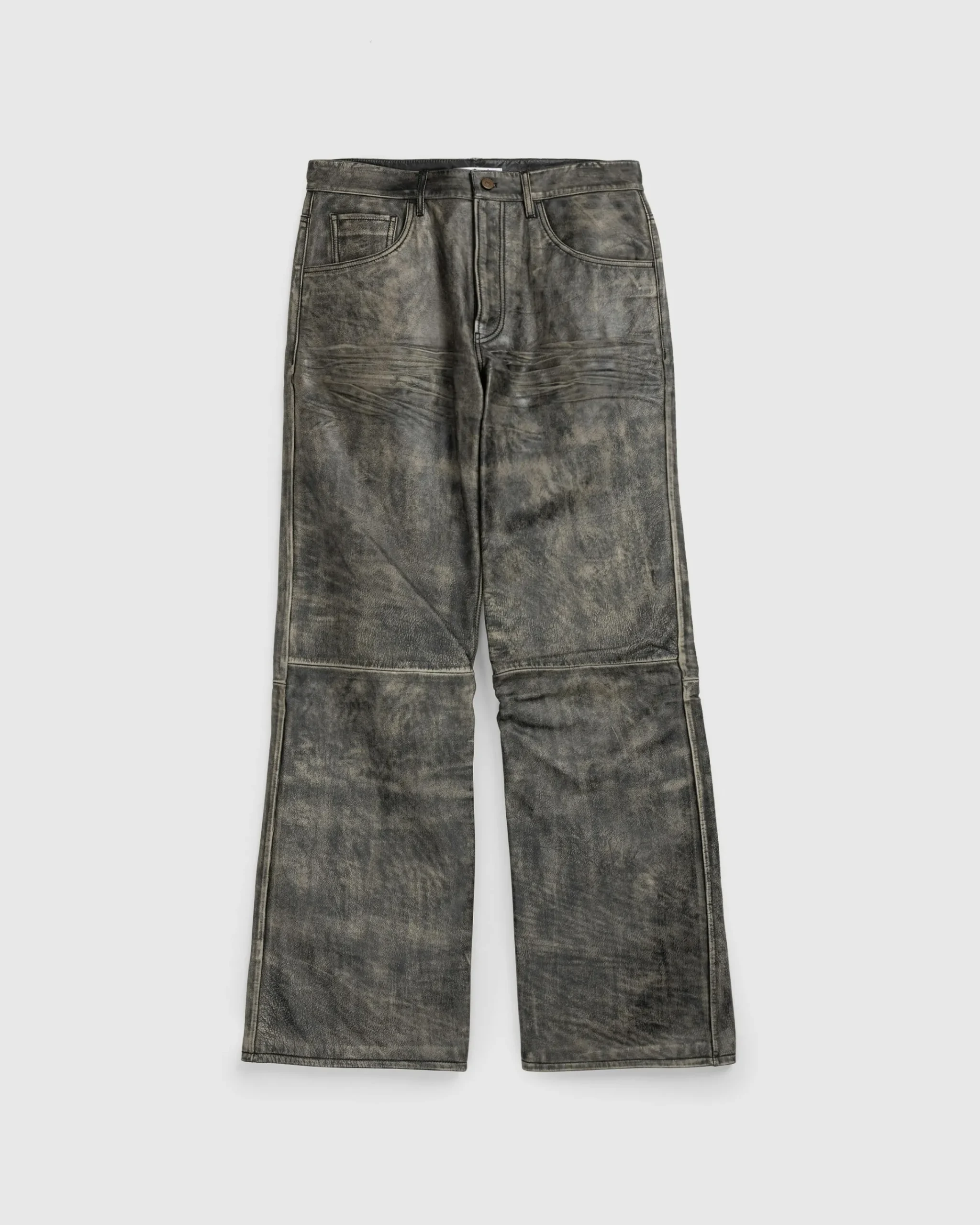 Acne Studios Distressed Leather Pant- Pants