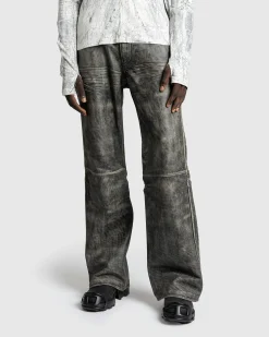 Acne Studios Distressed Leather Pant- Pants
