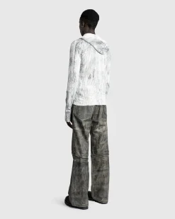 Acne Studios Distressed Leather Pant- Pants