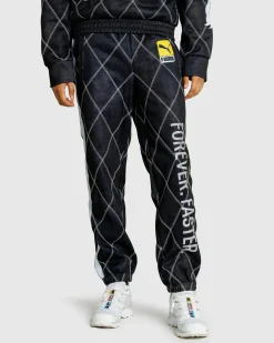 Puma Distressed Sweatpant  Black- Pants