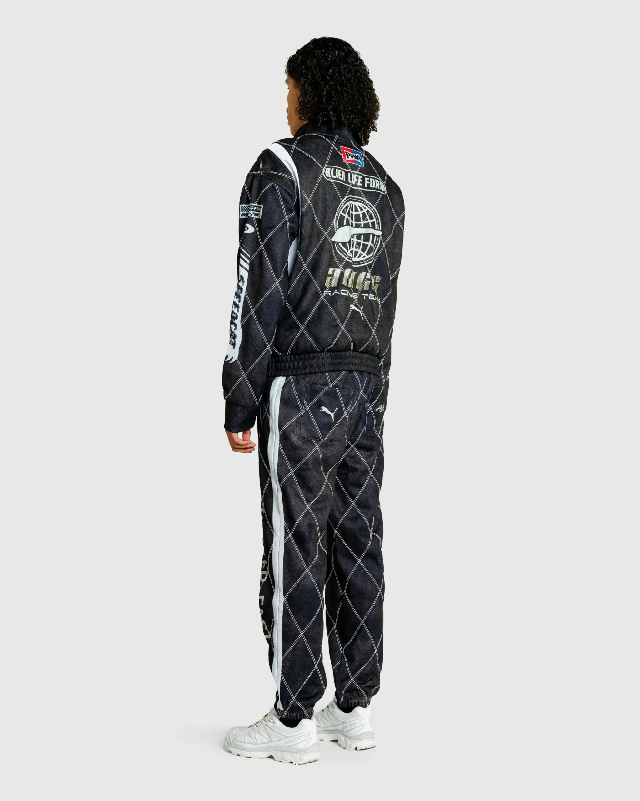 Puma Distressed Sweatpant Black- Pants