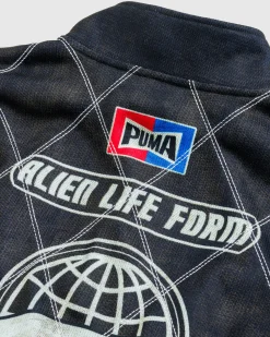 Puma Distressed Sweatshirt  Black- Sweats