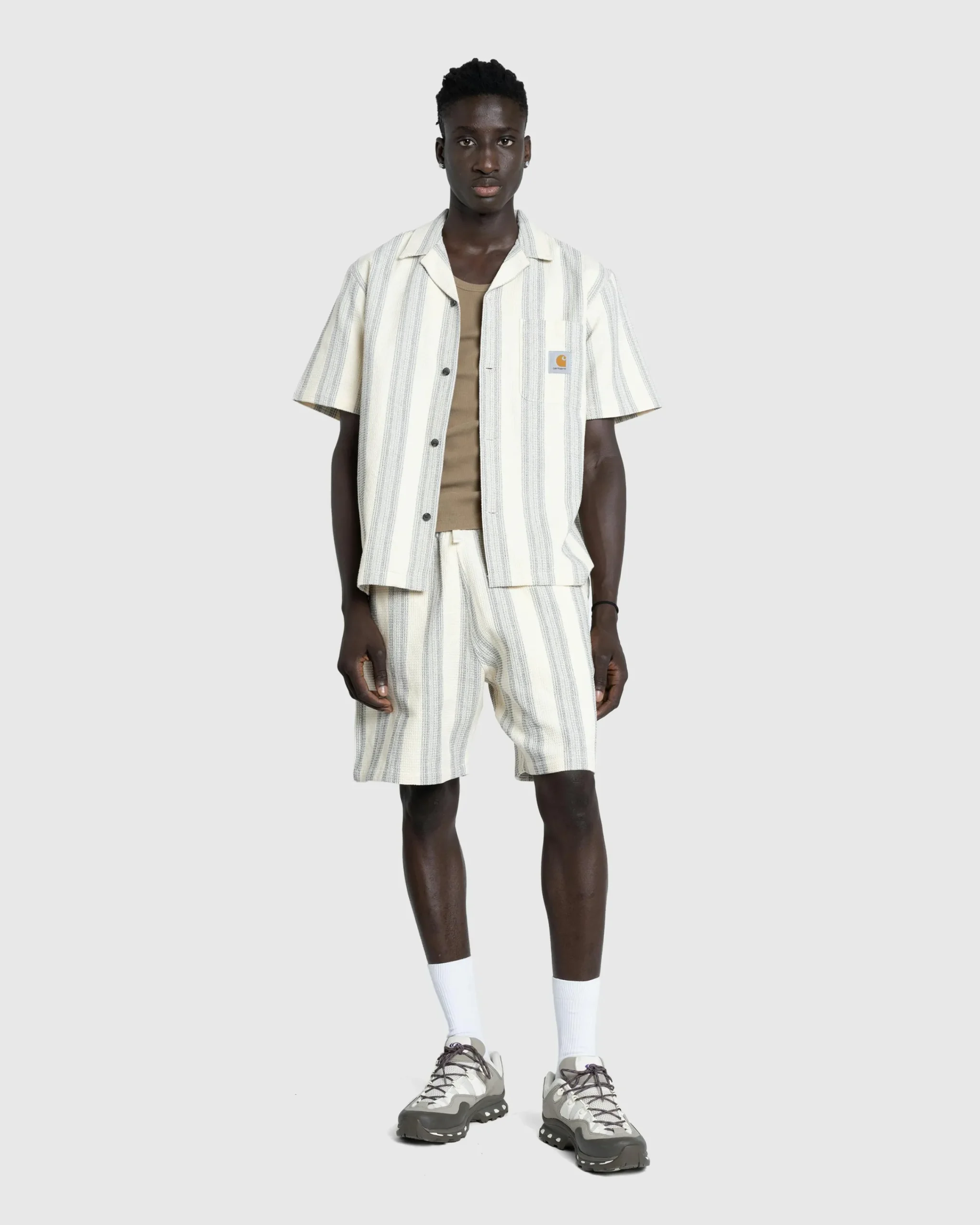 Carhartt WIP Dodson Stripe Short Natural- Shorts