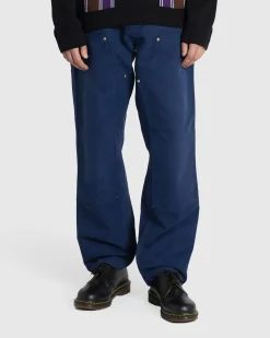 Carhartt WIP Double Knee Pant Air Force Blue/Aged Canvas- Pants