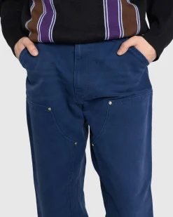 Carhartt WIP Double Knee Pant Air Force Blue/Aged Canvas- Pants