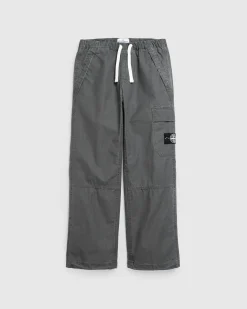 Stone Island Drawstring Pants Lead Grey- Pants
