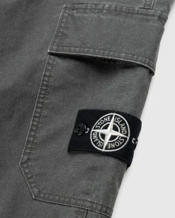 Stone Island Drawstring Pants Lead Grey- Pants