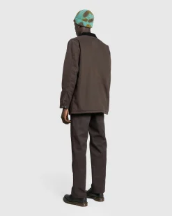 Dickies Duck High Pile Fleece Lined Chore Jacket Dark Brown- Outerwear