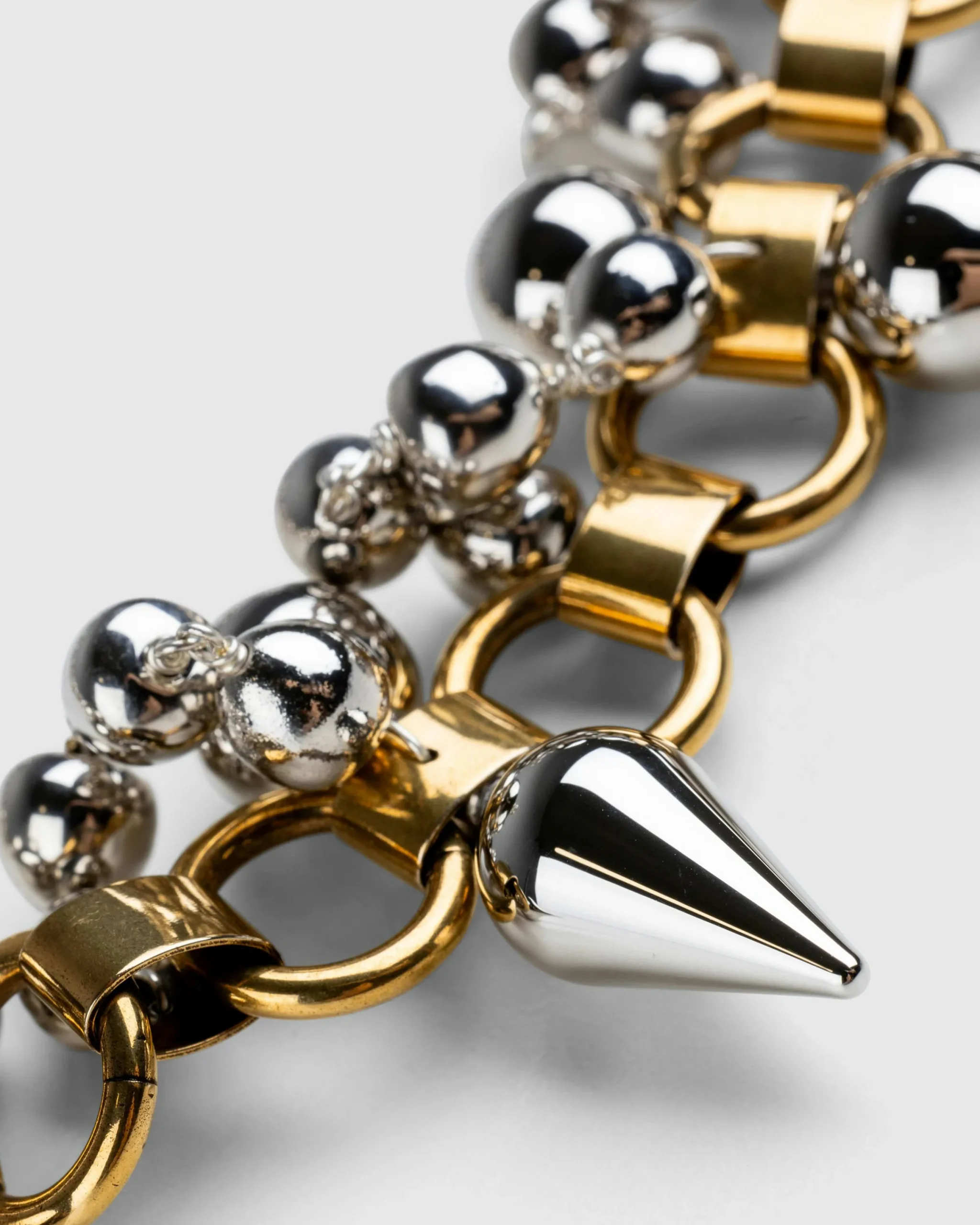 Jil Sander EM6 Necklace 4 Silver/Gold- Jewelry