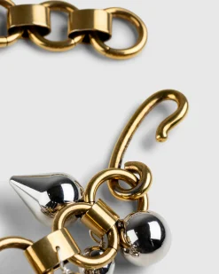 Jil Sander EM6 Necklace 4 Silver/Gold- Jewelry