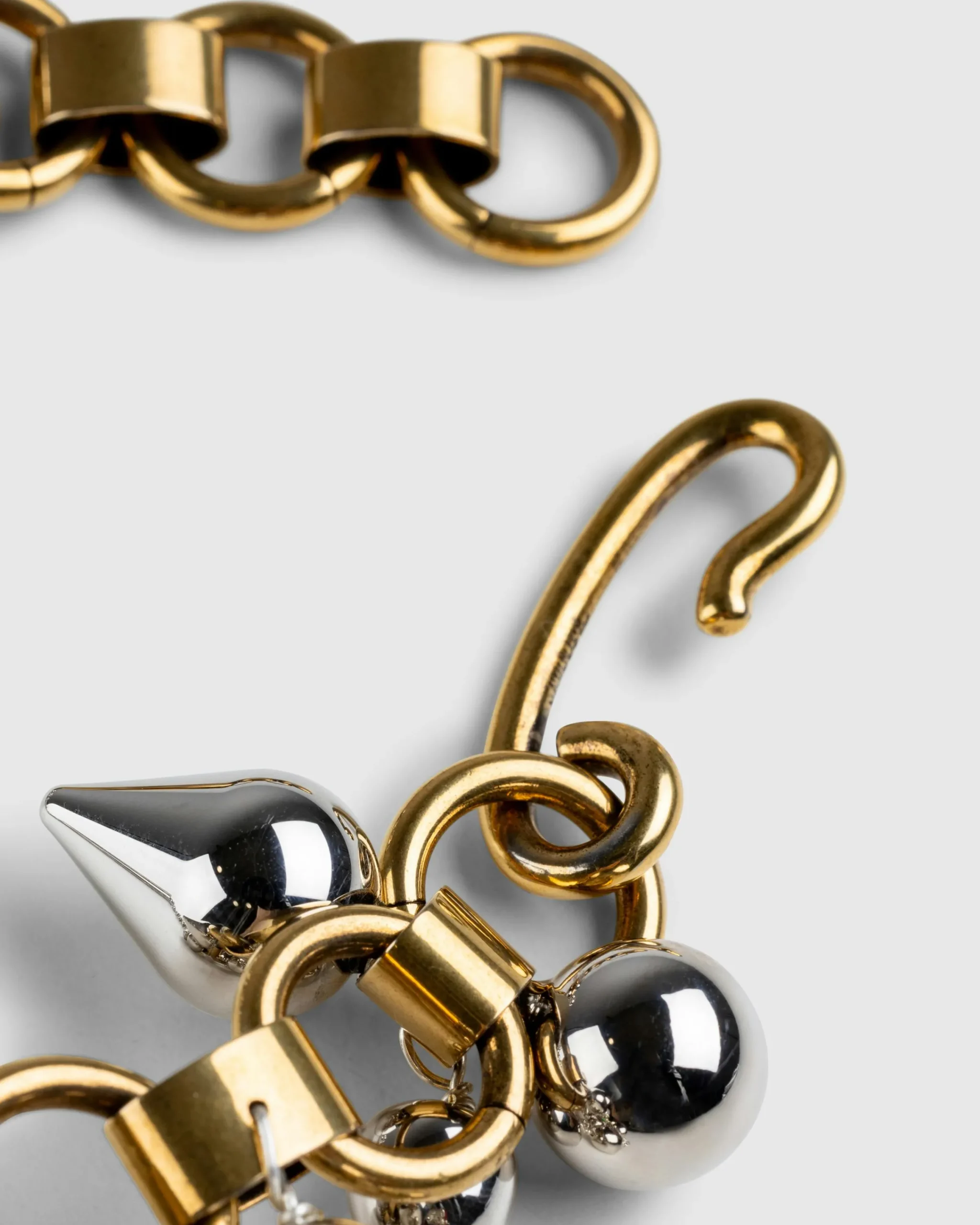 Jil Sander EM6 Necklace 4 Silver/Gold- Jewelry