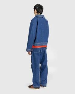 Bode Embroidered Denim Jacket- Outerwear