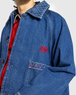 Bode Embroidered Denim Jacket- Outerwear