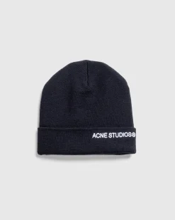 Acne Studios Embroidered Logo Beanie- Hats