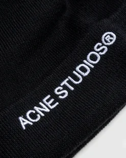 Acne Studios Embroidered Logo Beanie- Hats