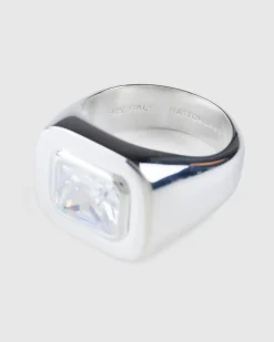 Hatton Labs Emerald Cut Signet Ring- Jewelry