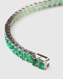 Hatton Labs Emerald Cut Tennis Bracelet- Jewelry