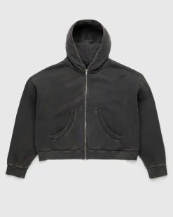 Entire Studios Eternal Zip Washed Black- Sweats