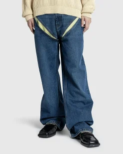 Y/Project Evergreen Cut-Out Jeans Evergreen Vintage Blue- Pants