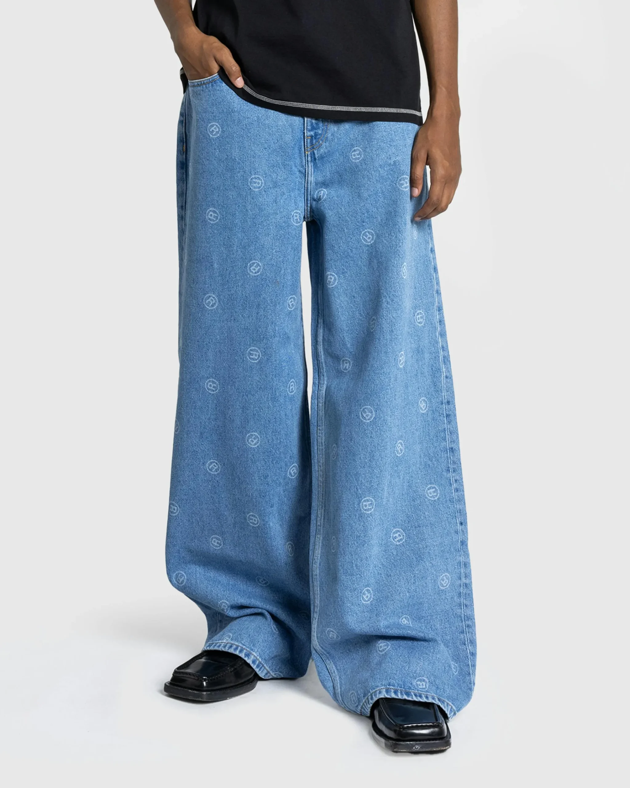 Martine Rose Extended Wide Leg Jean- Pants