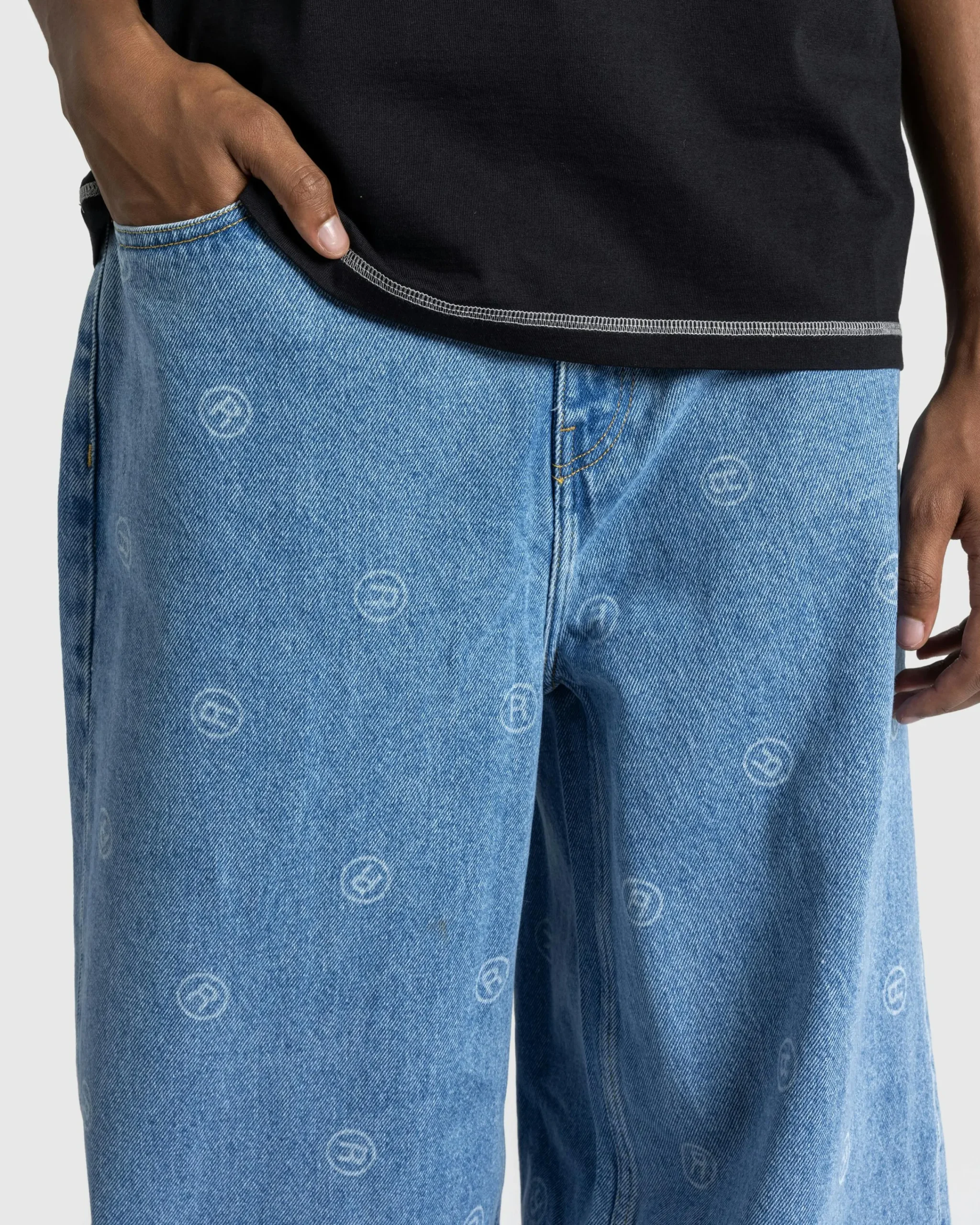 Martine Rose Extended Wide Leg Jean- Pants