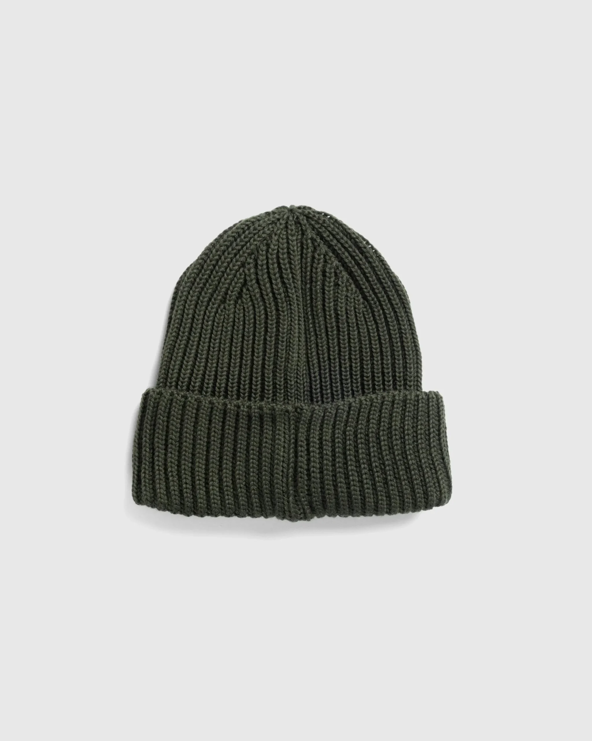C.P. Company Extra Fine Merino Wool Goggle Beanie Ivy Green- Hats