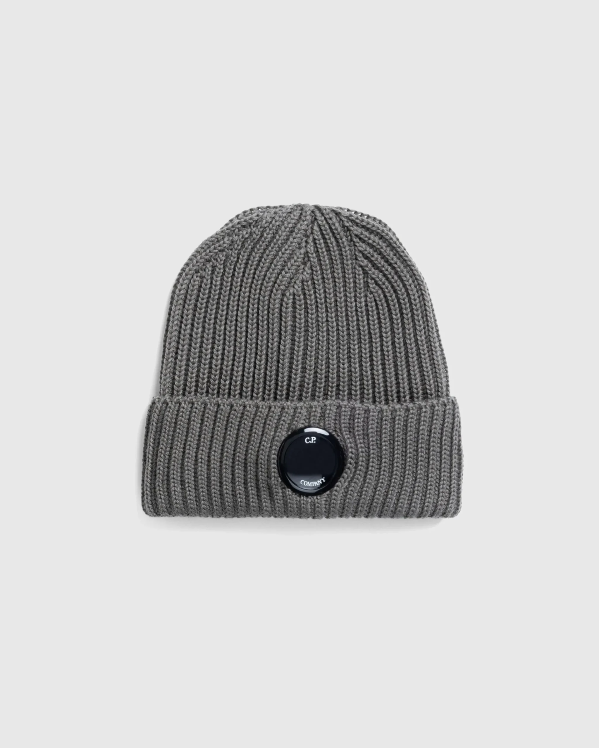 C.P. Company Extra Fine Merino Wool Lens Beanie- Hats