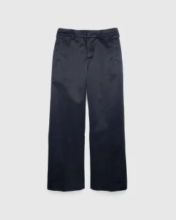 Entire Studios Father Suiting Pant Black Sateen- Pants