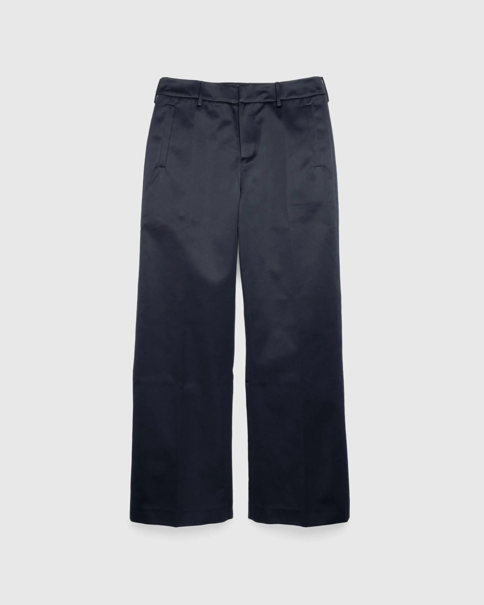 Entire Studios Father Suiting Pant Black Sateen- Pants