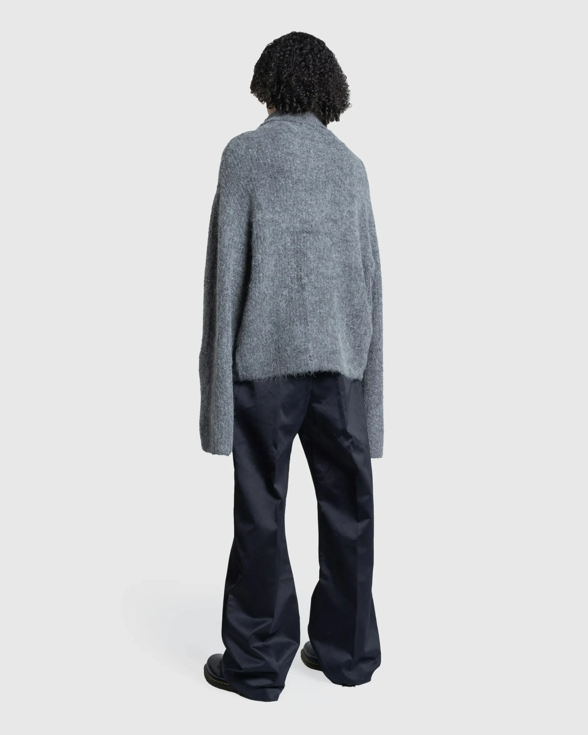 Entire Studios Father Suiting Pant Black Sateen- Pants