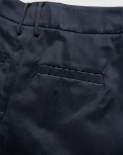 Entire Studios Father Suiting Pant Black Sateen- Pants