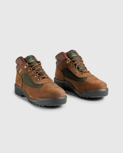 Timberland Field Boot Mid Lace Up Waterproof Boot Chocolate- Boots